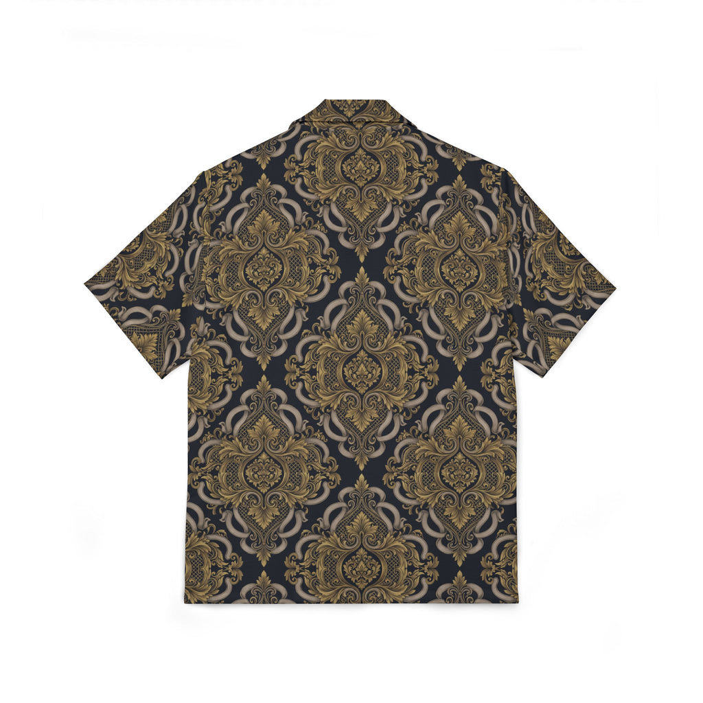 Men's Baroque Floral Hawaiian Camp Shirt — Vintage Ornate AOP Button-Up