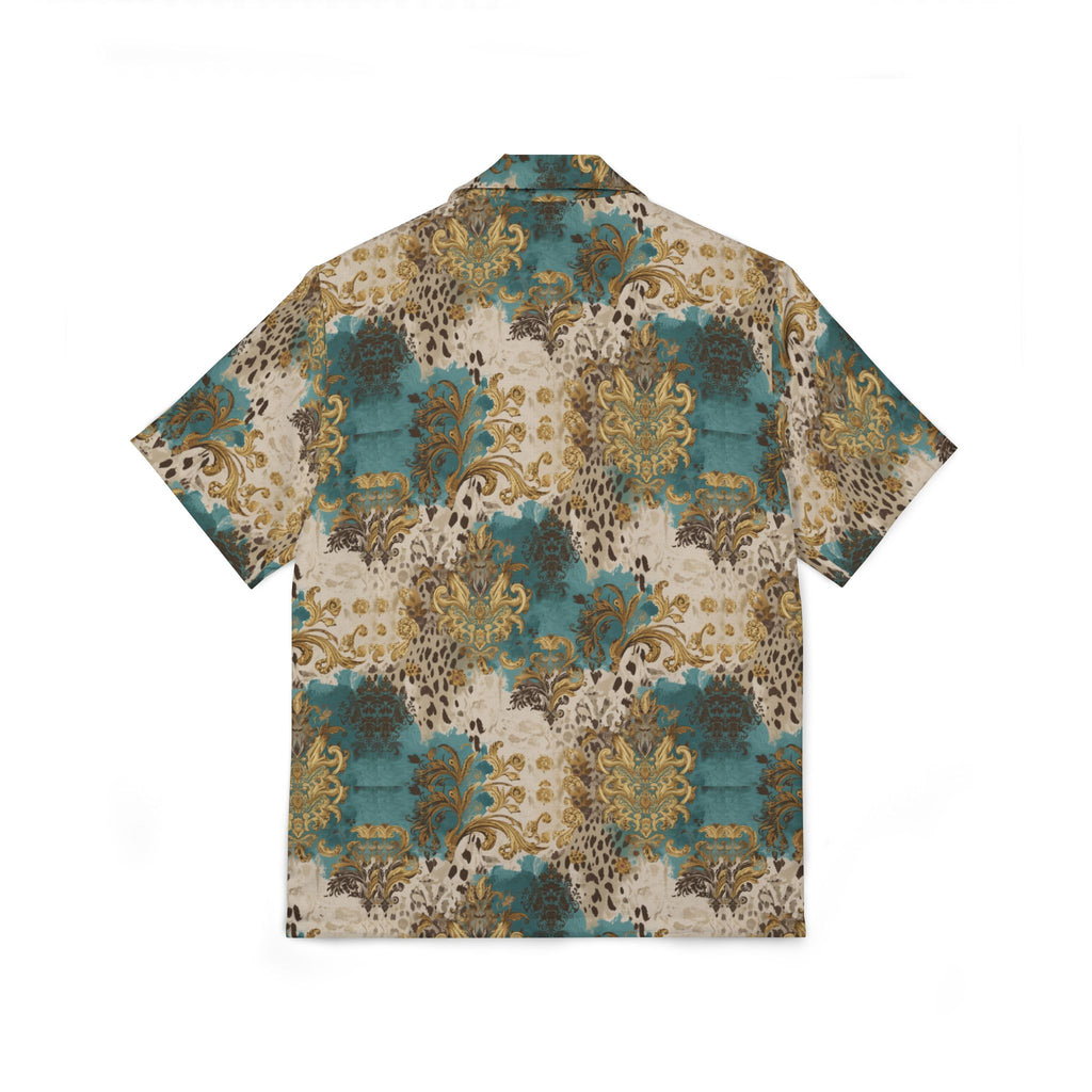 Men's Hawaiian Camp Shirt — Luxury All-Over-Print Tropical Camp Shirt